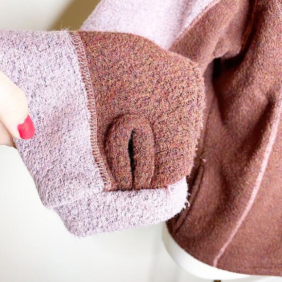 Kuhl Alfpaca Pink Color Block Zip Up Hiking Sweatshirt Small - Picture 4 of 8